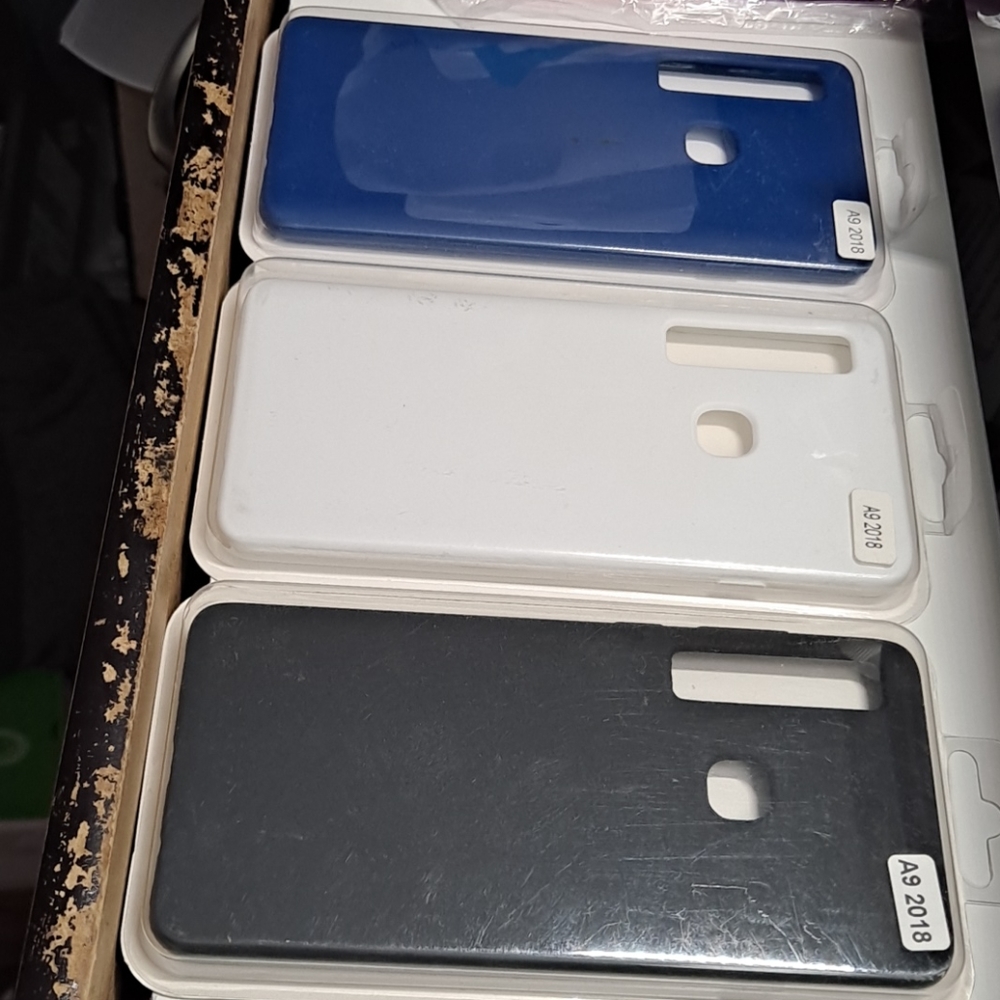 3 cases for samsung galaxy A9 new white,blue,black